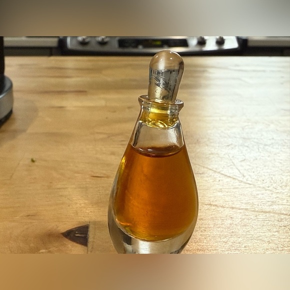 VTG Halston Pure Perfume Miniature 1/8oz Partial Elsa Peretti Bottle Travel - Picture 2 of 4